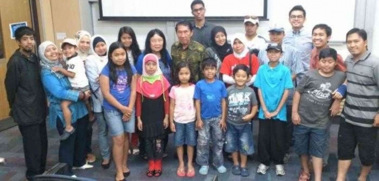Bersama dengan komunitas Indonesia di Wollongong/dok pribadi