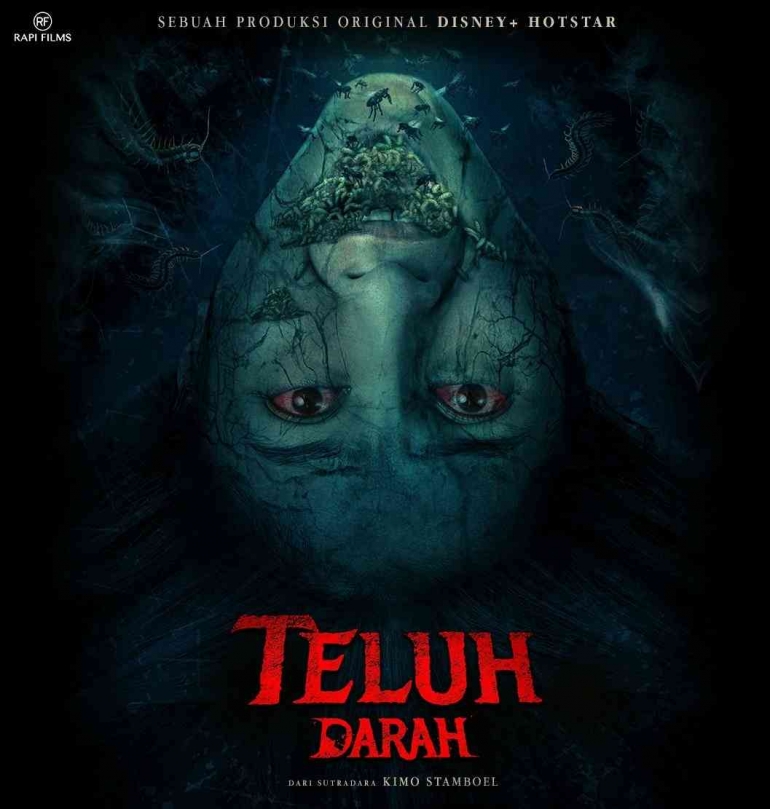 Poster Series Horror Indonesia 'Teluh Darah' (Instagram @Disneyplushotstarid)