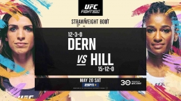 UFC Fight Night: Mackenzie Dern vs Angela Hill, foto tangkap layar dari kanal YouTube UFC.