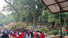 Umat mengikuti misa Kenaikan Isa Almasih di GMBK Rangkas Bitung (Foto : Dokpri MomAbel)