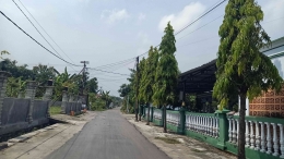 Jalan aspal di desa. Foto dokpri