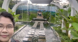Patung Pieta di Taman Rosario Montfort Malang | dok. pribadi 