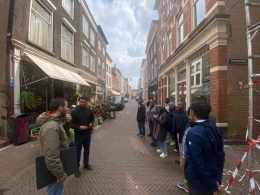 Kami berada di titik paling tinggi di Kota Dordrecht| Dokumentasi pribadi