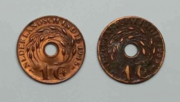 Kondisi koin yang kotor karena sering dipakai bertransaksi (Foto: dokumentasi pribadi)