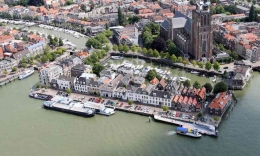 Titik pertemuan 4 sungai Besar di Dordrecht| Dokumentasi pribadi