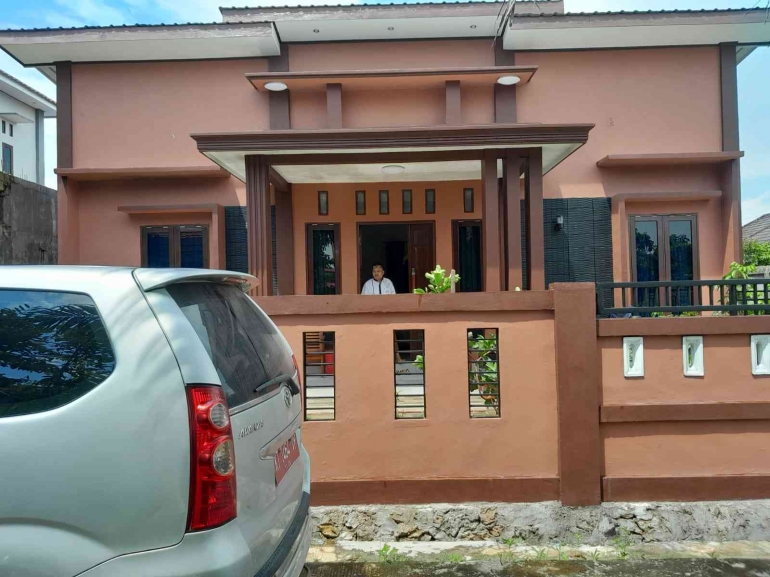 Rumah baru Pak Imam Muhadi (dokpri Suprihadi)