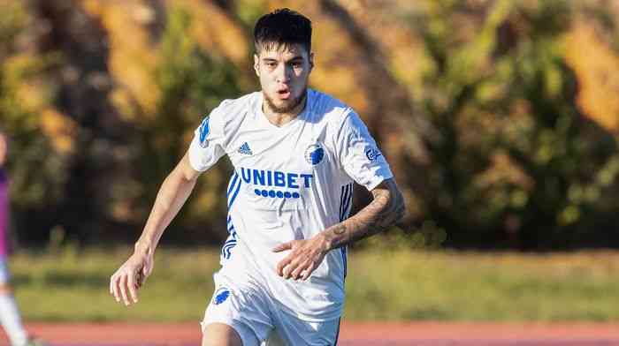 Calon pemain naturalisasi timnas Indonesia, Kevin Diks saat berlatih bersama klub Liga Denmark, FC Copenhagen | bolasport.com