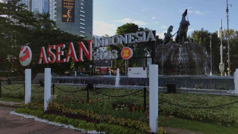 Signpost of ASEAN Indonesia 2023 | oppal.co.id