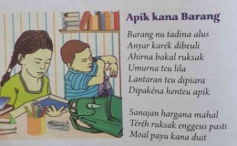 Buku Bahasa Sunda Kelas 1 /Dokpri