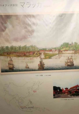 Pelabuhan dagang bangsa Belanda di Malaka. Lokasi museum Dejima. Foto Dokpri