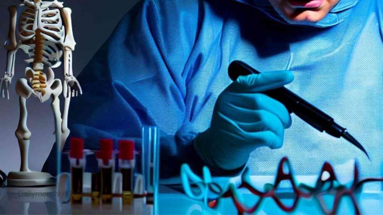 Ilustrasi: Teknologi DNA (Bing Image Creator)