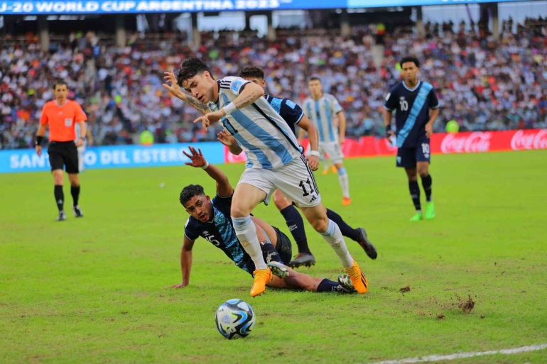 Argentina U-20 menang lawan Guatemala/foto: FIFA.com