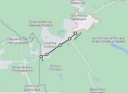 Jarak 6 km dari pintu perbatasan ke distrik Grayvoron. Screenshot dari Google Map.(abangeutanyo)
