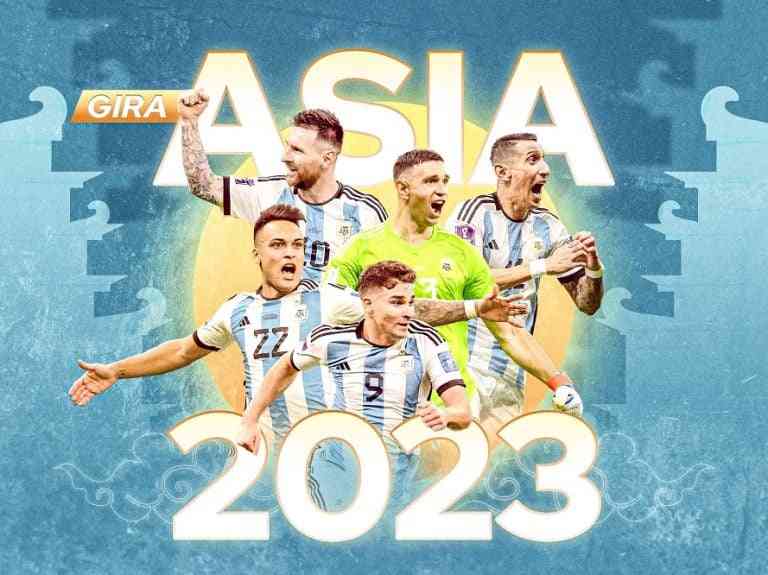 Juara Piala Dunia 2022 Argentina dipastikan akan datang ke Indonesia dalam rangka FIFA matchday tour Asia. Foto: Fajar.co.id