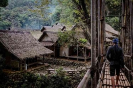 Salah satu Dusun masyarakat Baduy di Banten (Foto Dok. Kementerian Pariwisata dan Ekonomi Kreatif via Kompas.com)