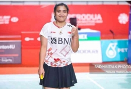 Tunggal Putri Indonesia, Georgia Mariska Tunjung ( Foto: Badmintalk Photo/Instagram/badmintalk_com)