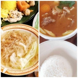 Sup empal  dan sup buntut/Foto: dokpri Hermard