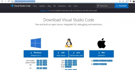 Halaman Website Vscode (Dok.Pribadi)