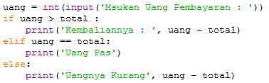 Pembuatan Program Kasir Toko Material Bahan Bangunan mengunakan Sistem Informasi Akuntansi Model Python/Sumber : Dokpri