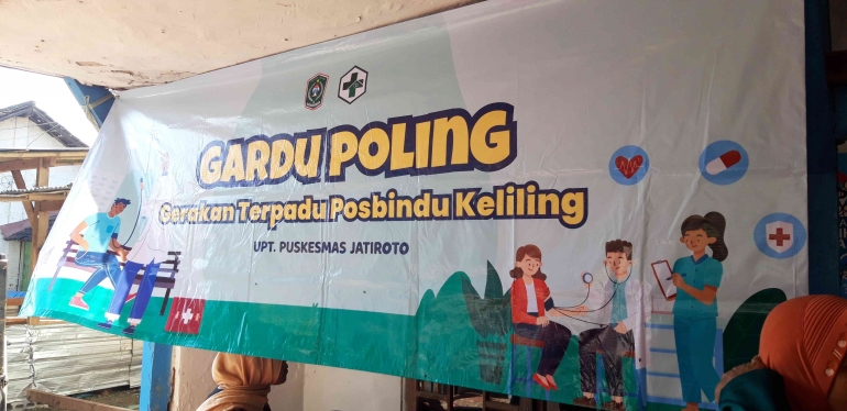 GERDU POLING Inovasi baru Puskesmas Jatiroto turut menyemarakkan Gotong Royong kerukunan (Hamim Thohari Majdi)