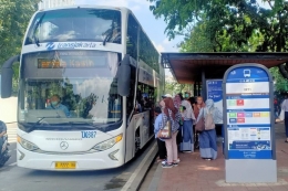 Bus pariwisata gratis (Sumber transjakarta via travel.kompas.com)