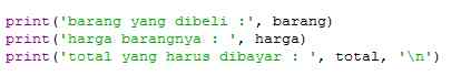 Pembuatan Program Kasir Toko Material Bahan Bangunan mengunakan Sistem Informasi Akuntansi Model Python/Sumber : Dokpri