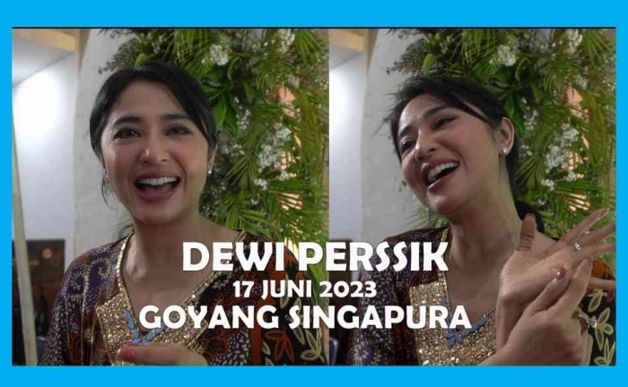 Dewi Perssik konser dangdut di Singapura. Foto: Isson Khairul