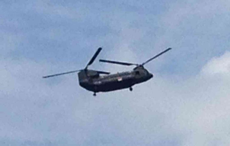Helikopter Chinook di Singapore Air Show: Dokpri