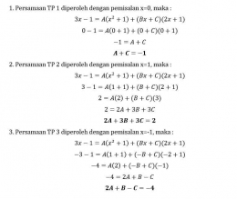 3 dari 5 Persamaan TP ;dokpri