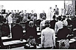 BPUPKI mengadakan sidang. Foto: Wikimedia Commons/Arsip Nasional Republik Indonesia