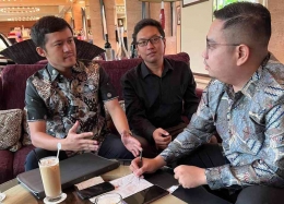 Pengesahan penunjukan Tim Bantuan Hukum Bacaleg Prima Immanuel di Hotel Indonesia Kempinski Jakarta.