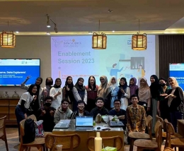 Para peserta usai mengikuti ASEAN DSE di Jakarta Selatan, Jum'at (19/5)
