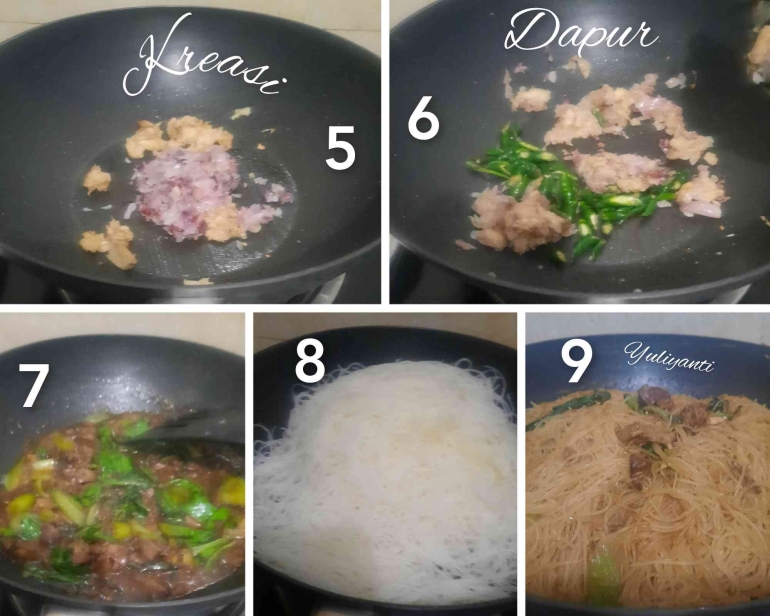 Langkah memasak bihun. Dokpri Yuliyanti