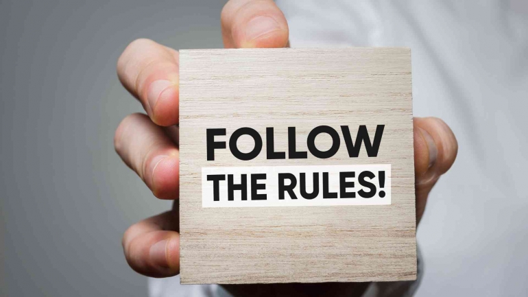 Follow The Rules illustration (canva.com)