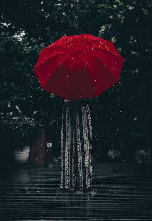 Gadis kecil pembawa payung ,sumber gambar : https://www.pexels.com/