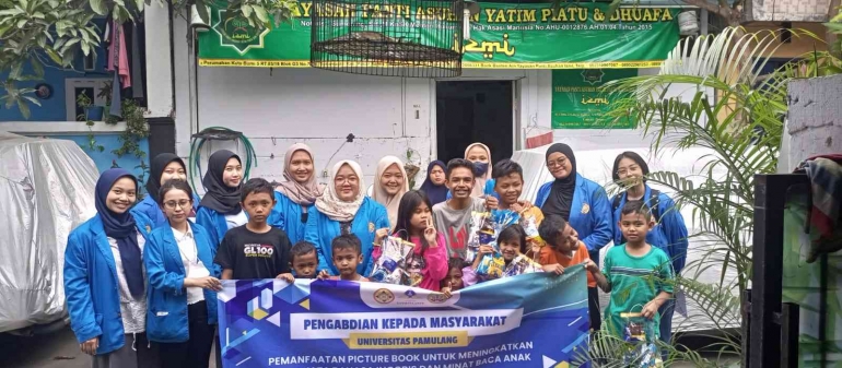 Kegiatan PKM yang dilakukan di Panti Asuhan Yatim Piatu dan Dhuafa Izmi Tangerang Banten/dokpri