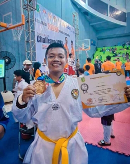Atlet Taekwondo STIABI, Mohd Aminnudin (Dok. Pribadi)