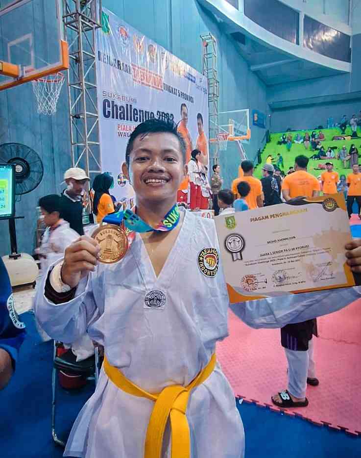 Atlet Taekwondo STIABI, Mohd Aminnudin (Dok. Pribadi)