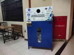 Dropbox sampah dari PT Mountrash Avatar Indonesia yang ada di Departemen Biologi, IPB University (Sumber: Dokumentasi pribadi)
