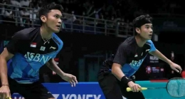 Fikri/Bagas ke final Thailand Open 2023 (Foto pbsi.id) 