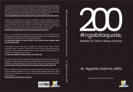 Cover Buku 200 #ngabilaquote, Refleksi 33 Tahun Hidup di Dunia/Dokpri