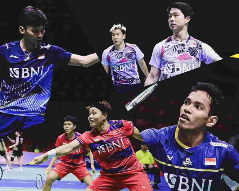 Hanya 8 wakil Indonesia yang berhasil  meraih hadiah uang Thailand Open (Foto Diolah dari Facebook.com/Badminton Indonesia? 