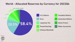 Alokasi Reserves Berdasarkan Mata Uang (Sumber data: IMF)