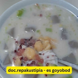  Tampilan asli es goyobod di Tasikmalaya (Sumber gambar: dokumentasi pribadi)
