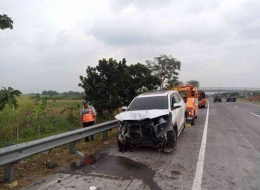 Difarina Indra Selamat Pasca Alami Kecelakaan di Tol Jombang | faktualnews.co