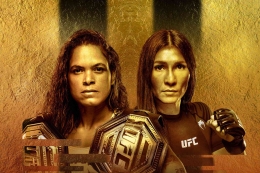 Amanda Nunes dan Irene Aldana. (Foto dari UFC.com)