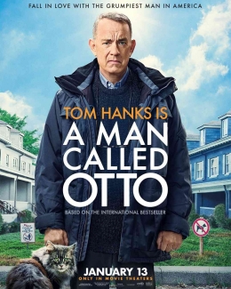 Poster film A Man Called Otto. (Foto dari Rotten Tomatoes)