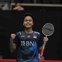 Tunggal putra Indonesia menjejak semi final Singapura Open 2023(sumber gambar: instagram livebadminton12345)