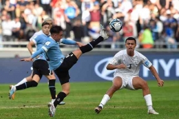 Uruguay berhasil singkirkan Israel di laga semifinal Piala Dunia U-20 2023. (Foto: AP Photo/Gustavo Garello)