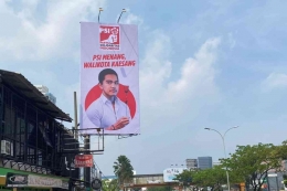 Baliho Kaesang|dok DPD PSI Kota Depok, dimuat Kompas.com
